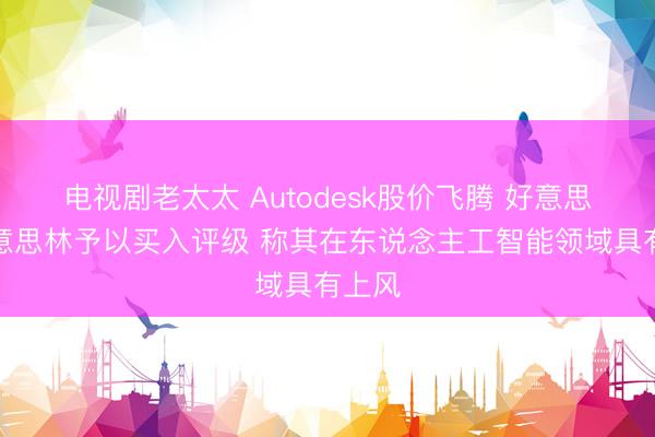 电视剧老太太 Autodesk股价飞腾 好意思银好意思林予以买入评级 称其在东说念主工智能领域具有上风
