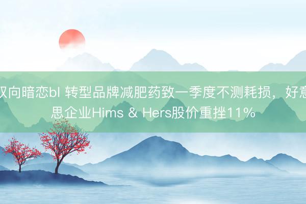 双向暗恋bl 转型品牌减肥药致一季度不测耗损，好意思企业Hims & Hers股价重挫11%