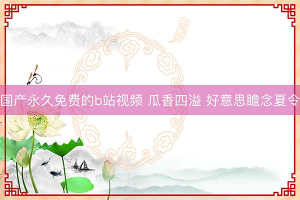 国产永久免费的b站视频 瓜香四溢 好意思瞻念夏令