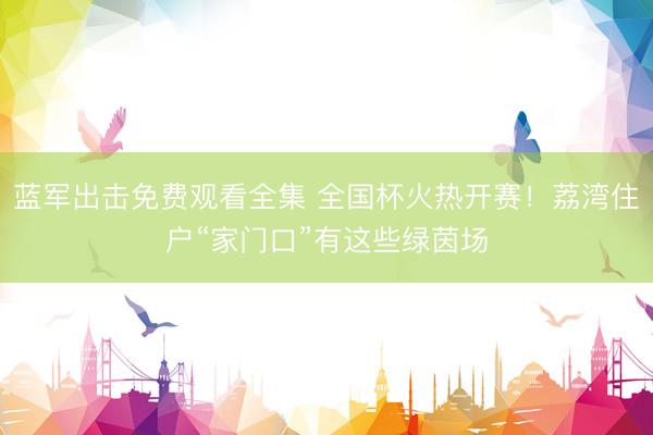 蓝军出击免费观看全集 全国杯火热开赛！荔湾住户“家门口”有这些绿茵场